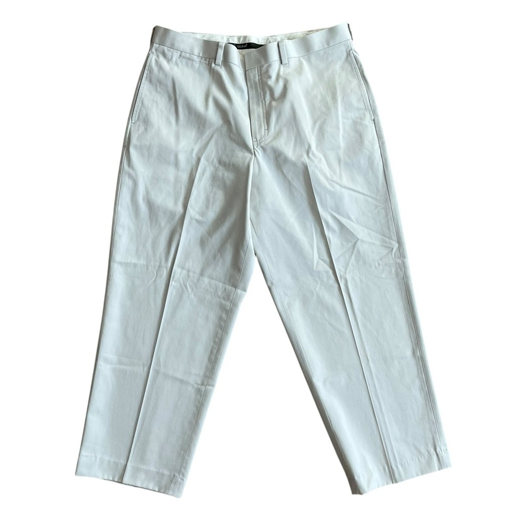 L.L. Bean Men’s Natural Fit Chino Pants 37x29 | 100% Cotton Dress Trousers